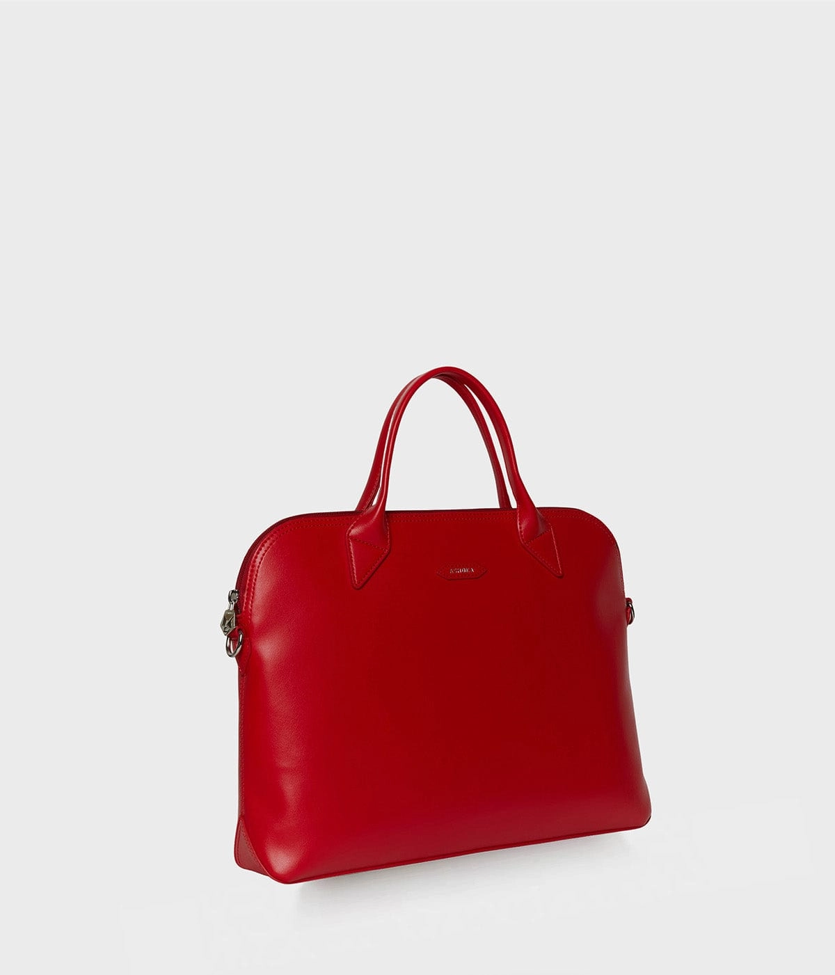 City Vegan Apple Skin Leather Briefcase | Red