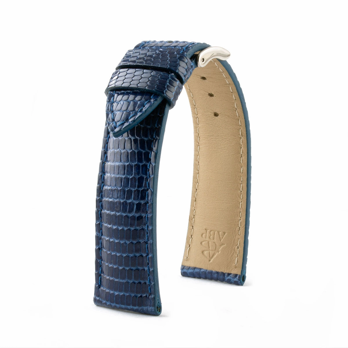 Classic "Essentials" watch band - Lizard leather band (black, blue, green...)