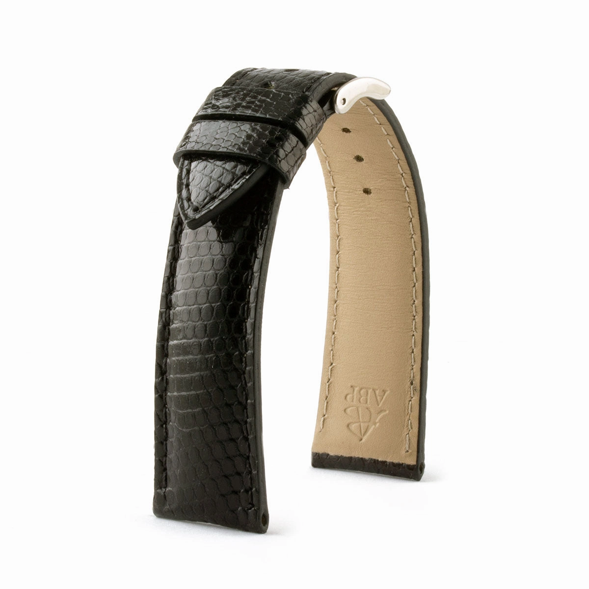Classic "Essentials" watch band - Lizard leather band (black, blue, green...)