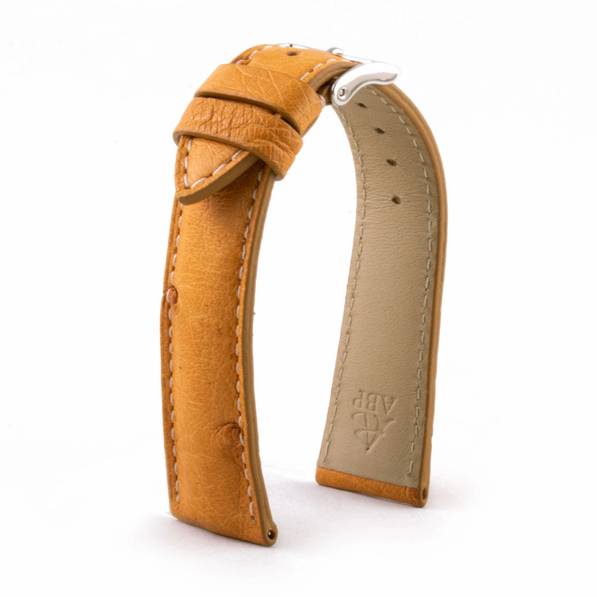 Classic "Essentials" watch band - Ostrich leather strap (blue, kaki, red, green...)
