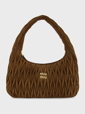 Cocoa Brown Wander Matelass?? Suede Bag