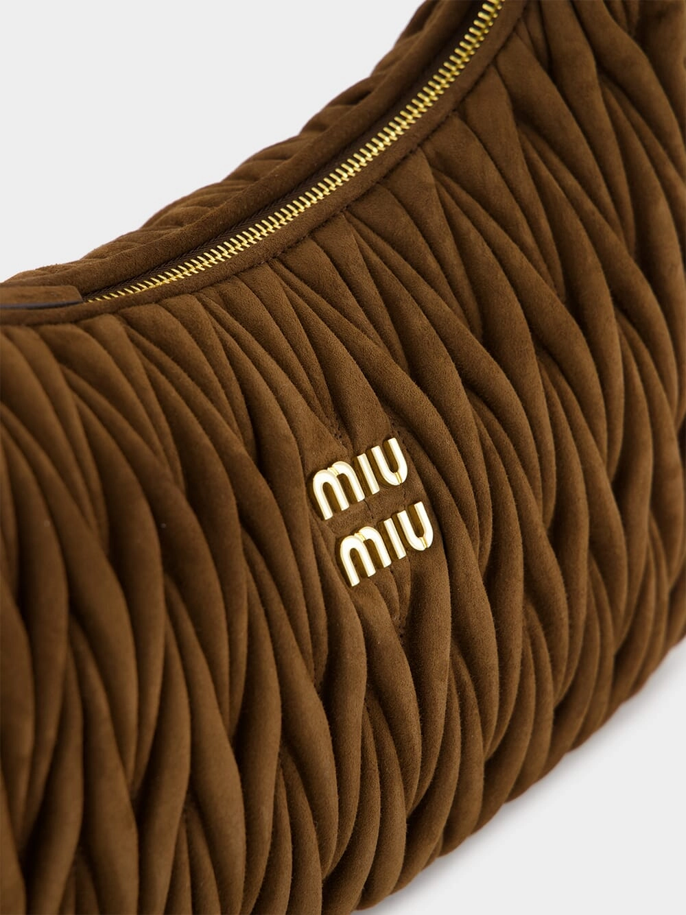 Cocoa Brown Wander Matelass?? Suede Bag