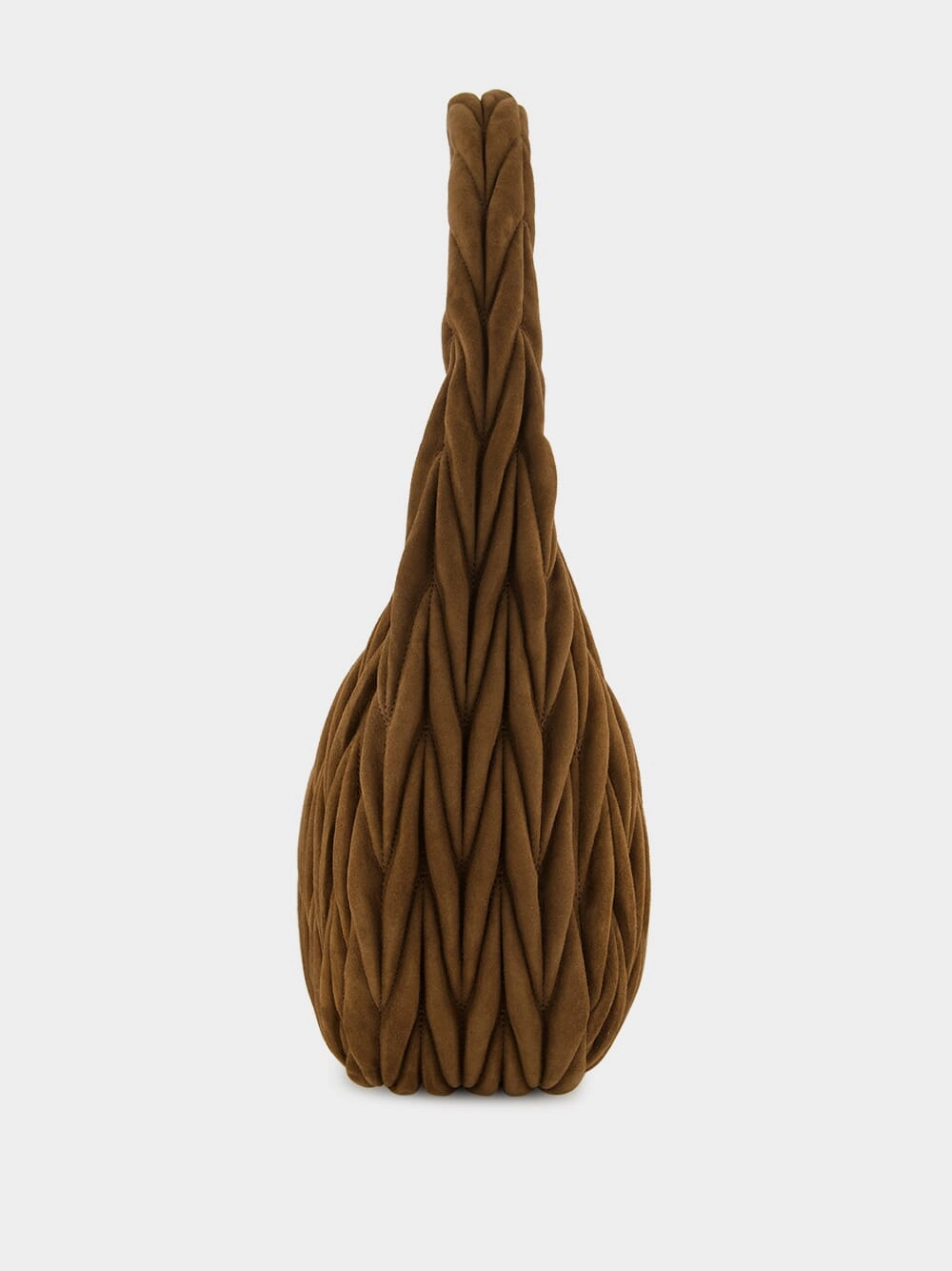 Cocoa Brown Wander Matelass?? Suede Bag