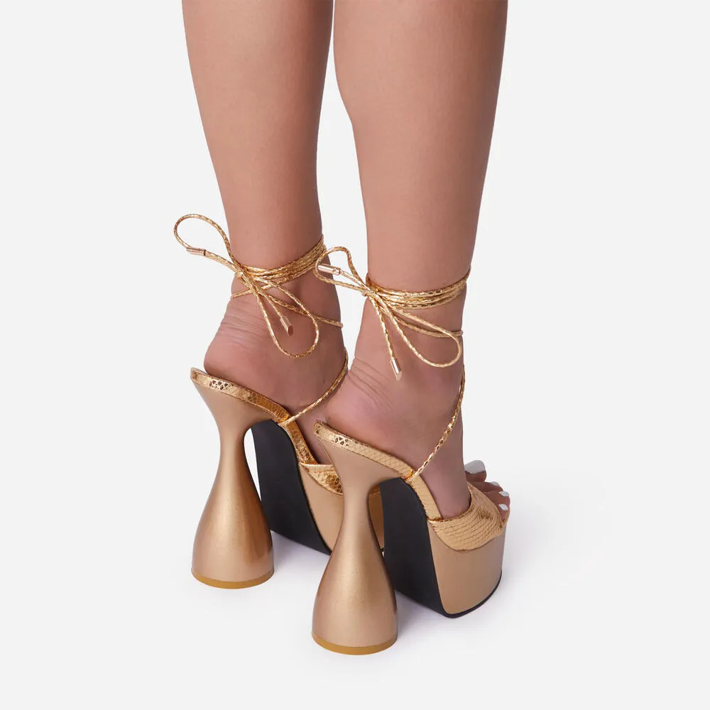 Coming In Hot Heels- Gold