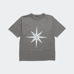Compass Tee - Charcoal/Warm Grey
