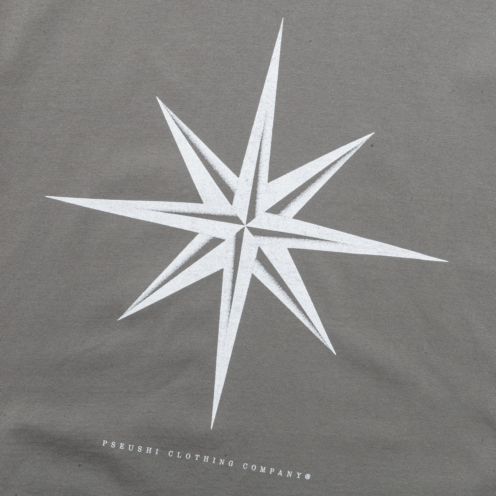 Compass Tee - Charcoal/Warm Grey