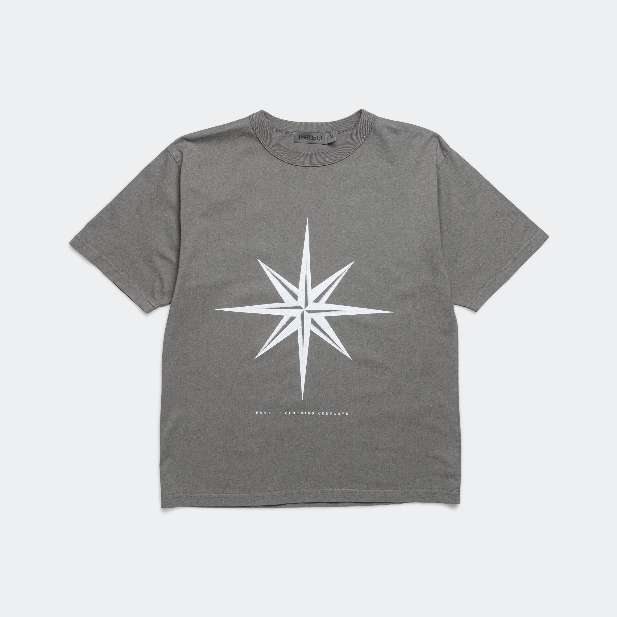 Compass Tee - Charcoal/Warm Grey