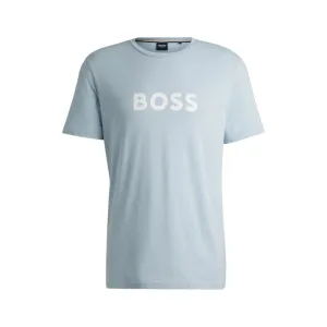 Cotton-jersey regular-fit T-shirt with SPF 50  UV protection