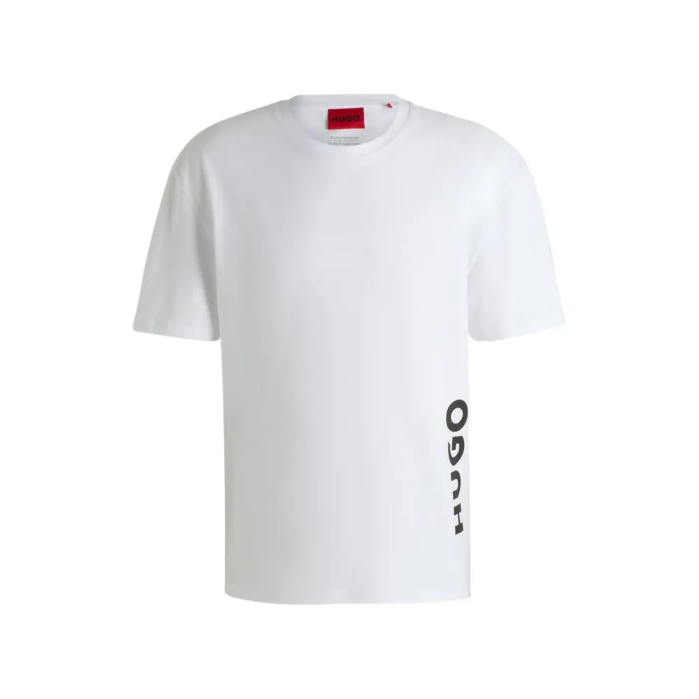 Cotton-jersey T-shirt with SPF 50  UV protection