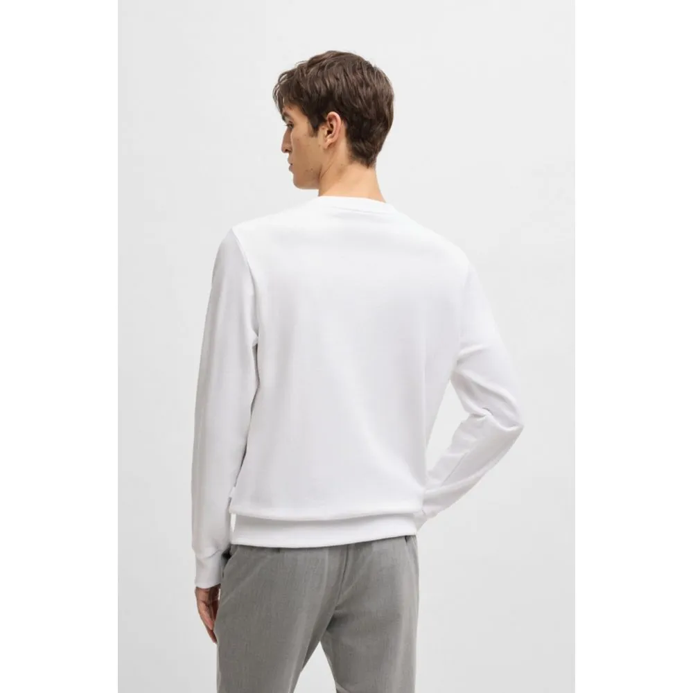 Cotton-terry sweatshirt with logo detail