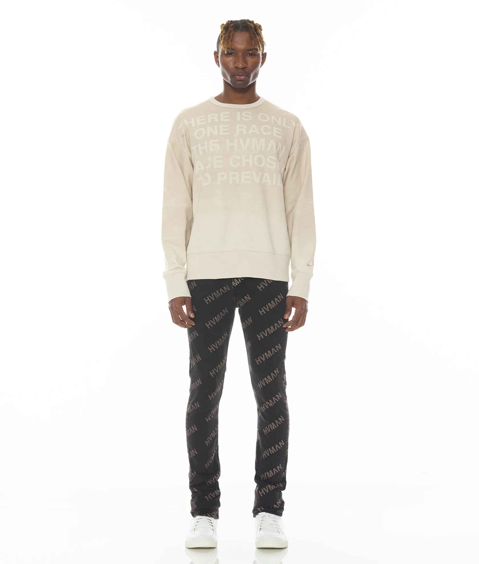 Crew Sweatshirt In Cream