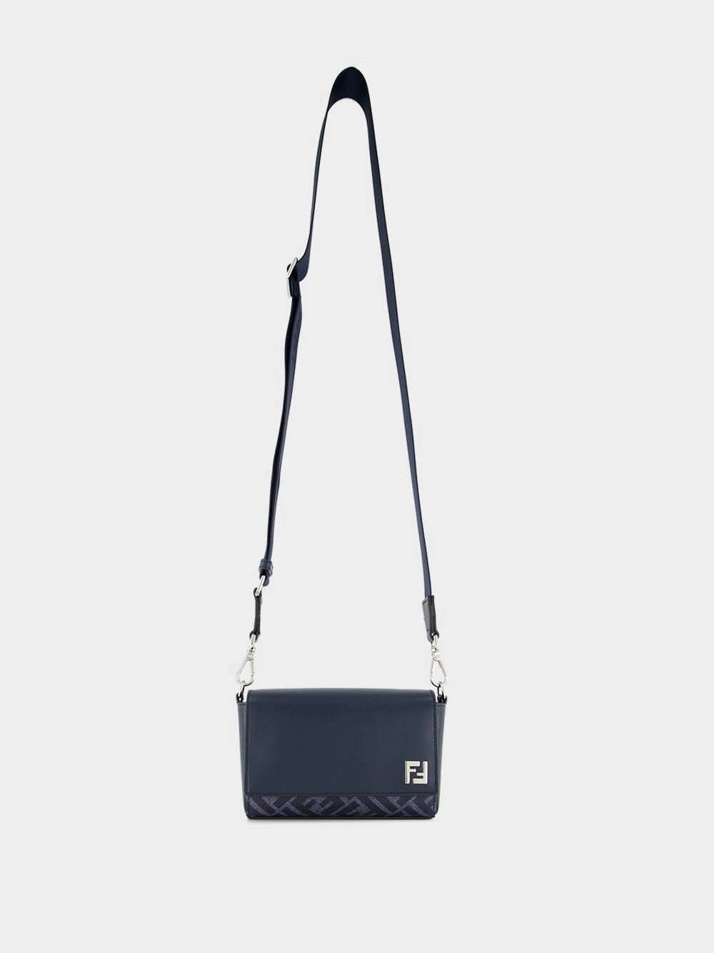 Dark Blue FF Squared Compact Bag
