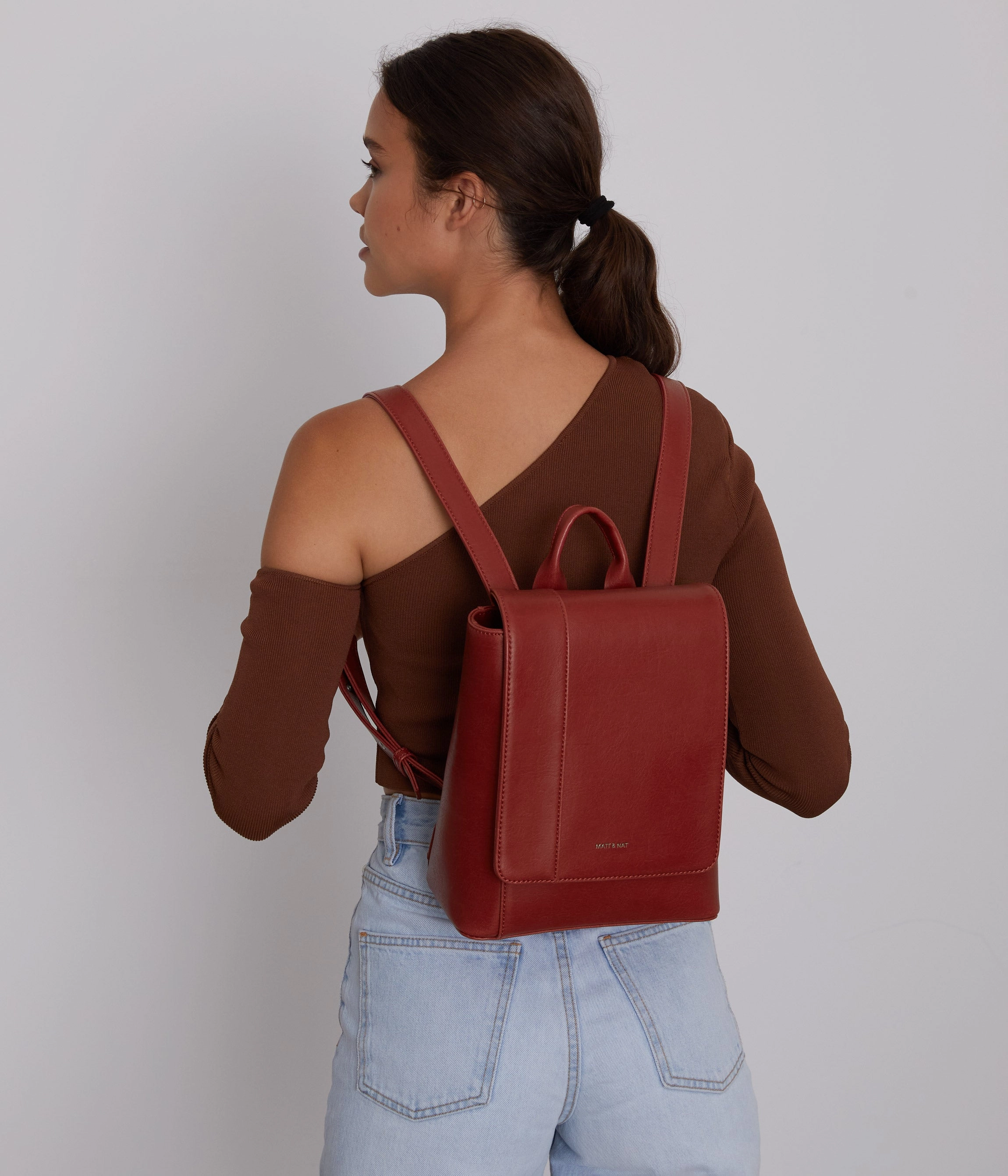 DEELY MED Vegan Small Backpack - Vintage