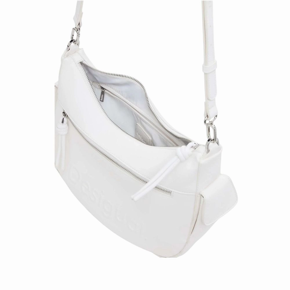 Desigual White Polyethylene Handbag