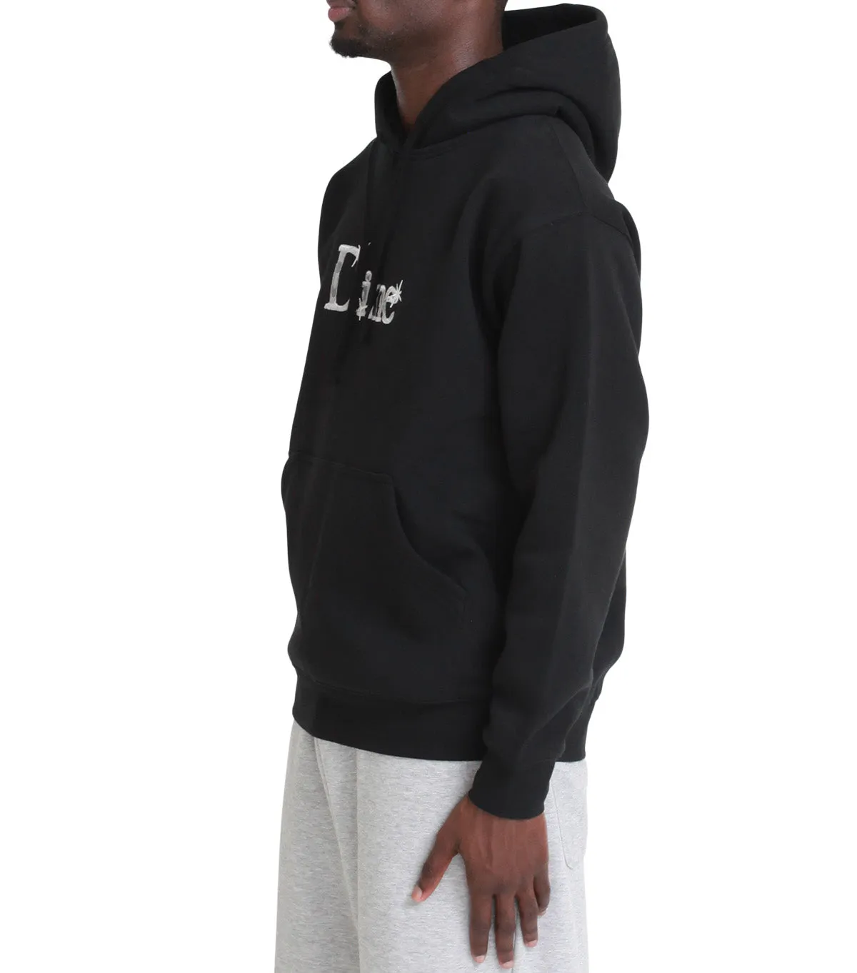 Dime Classic Shiny Hoodie Black