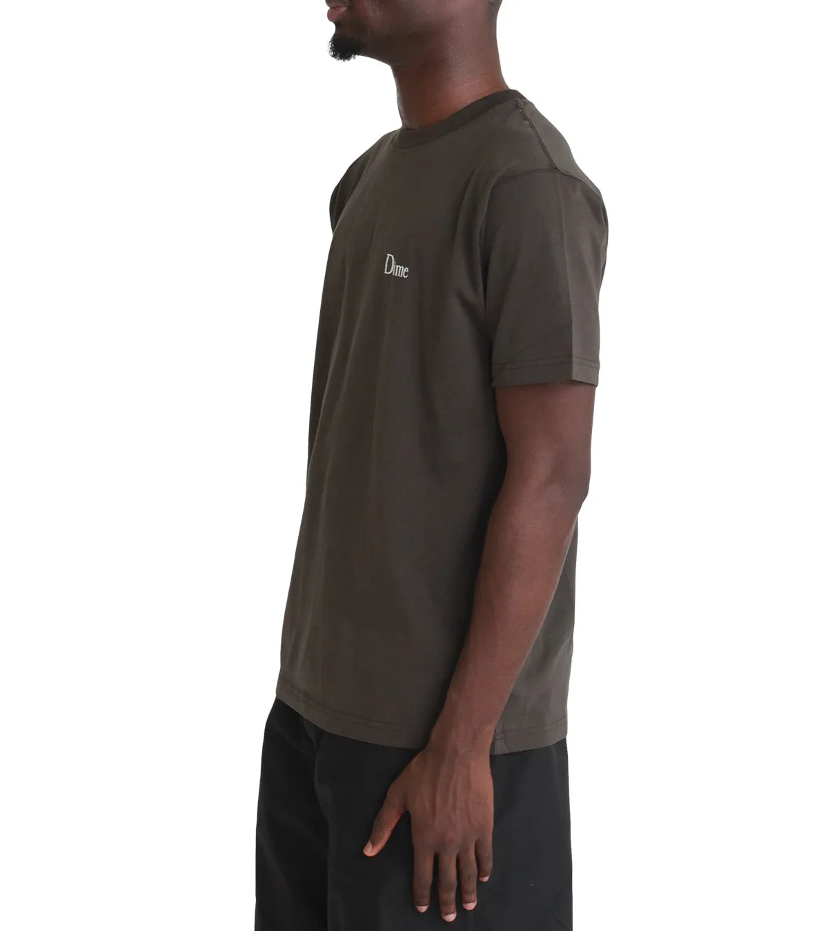 Dime Classic Small Logo T-Shirt Black