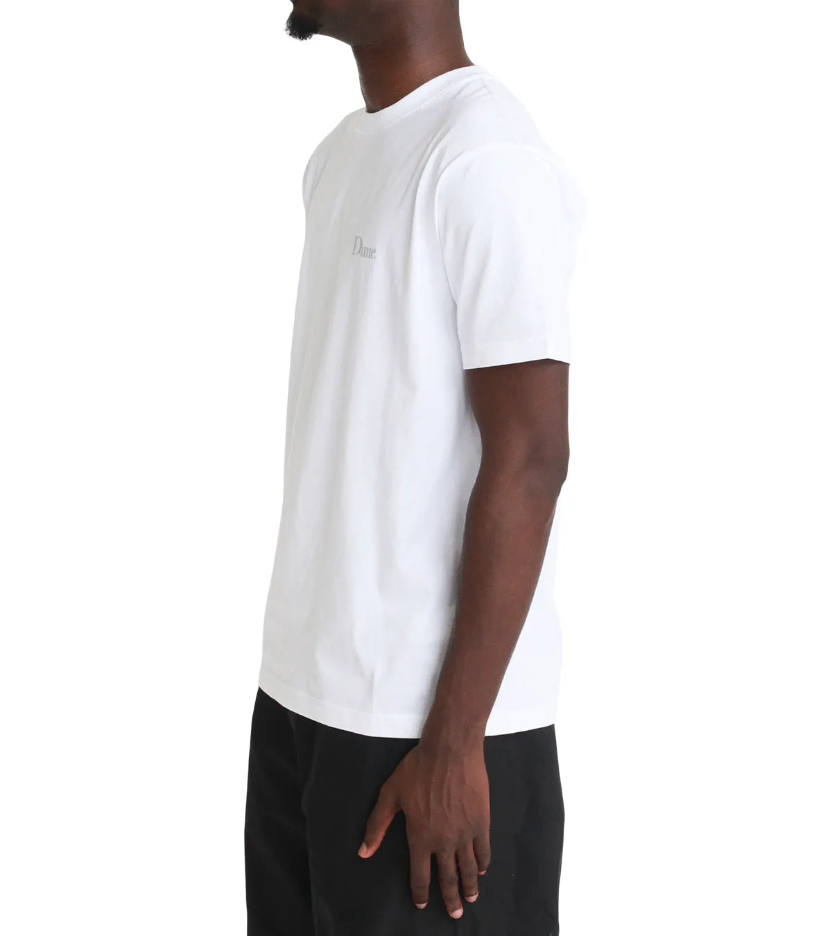 Dime Classic Small Logo T-Shirt White