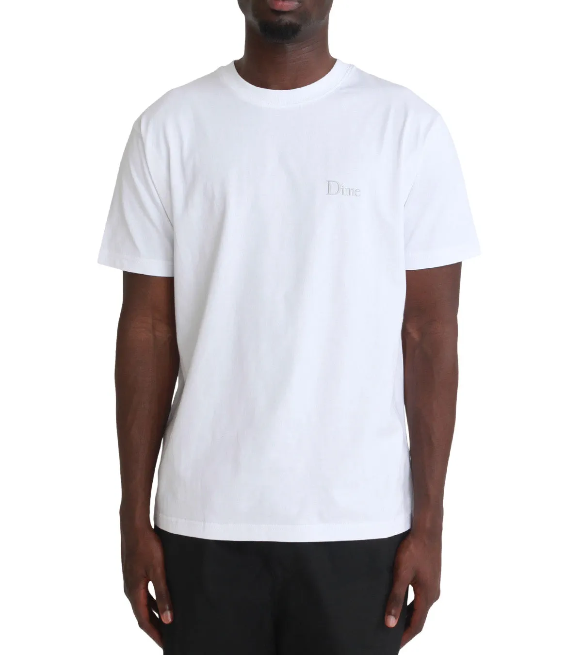 Dime Classic Small Logo T-Shirt White