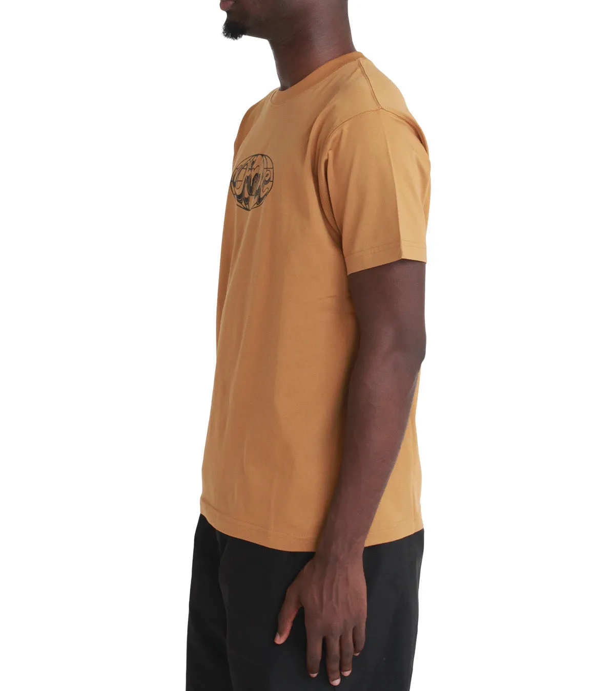 Dime Globe T-Shirt Coffee