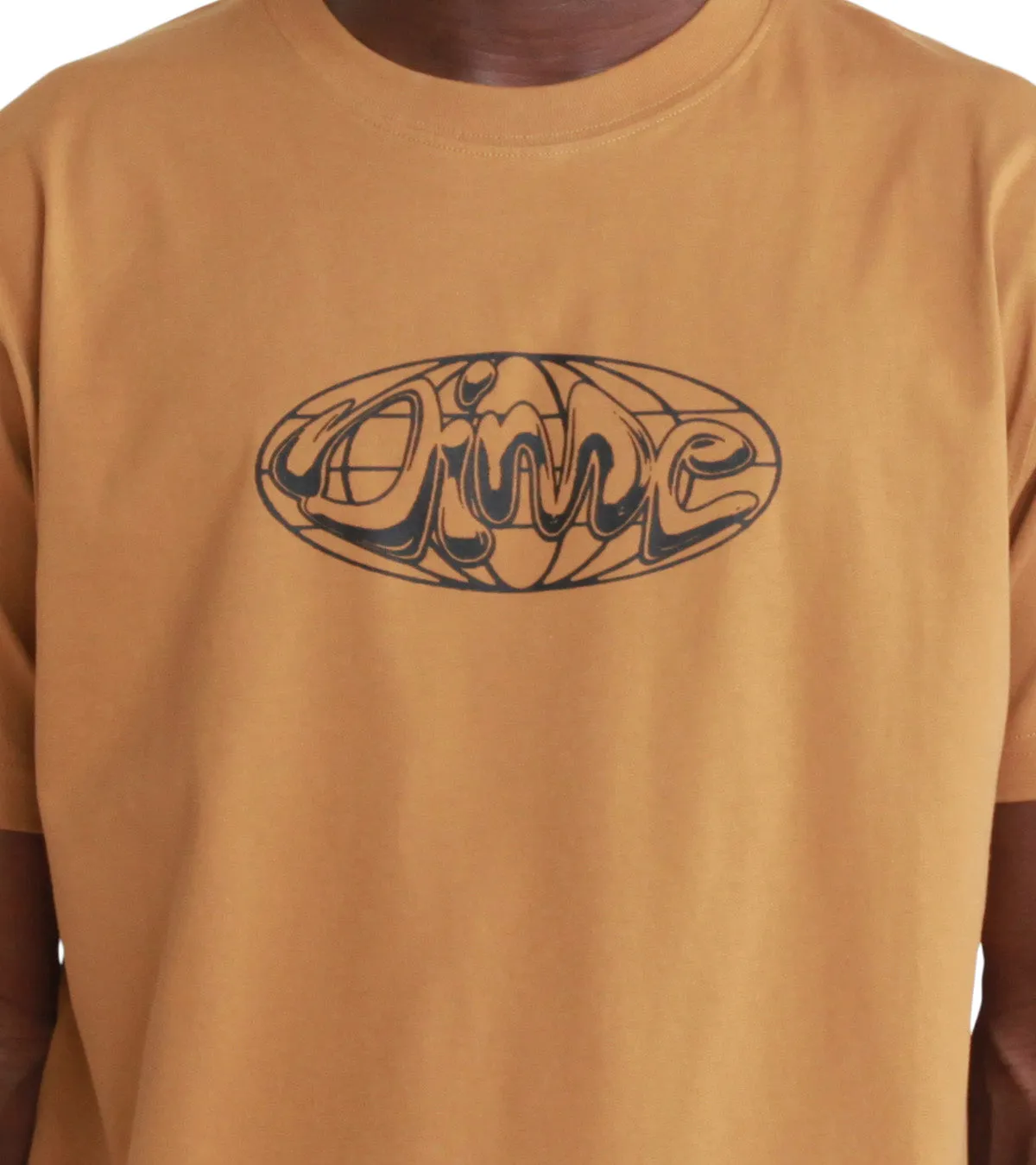 Dime Globe T-Shirt Coffee