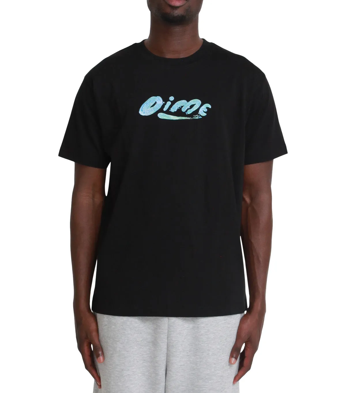 Dime Paint T-Shirt Black