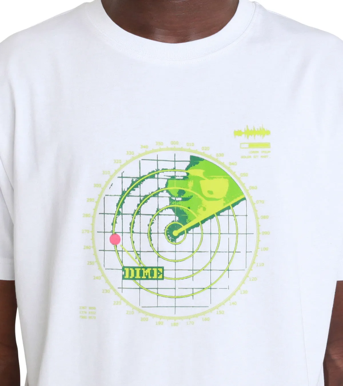 Dime Radar T-Shirt White