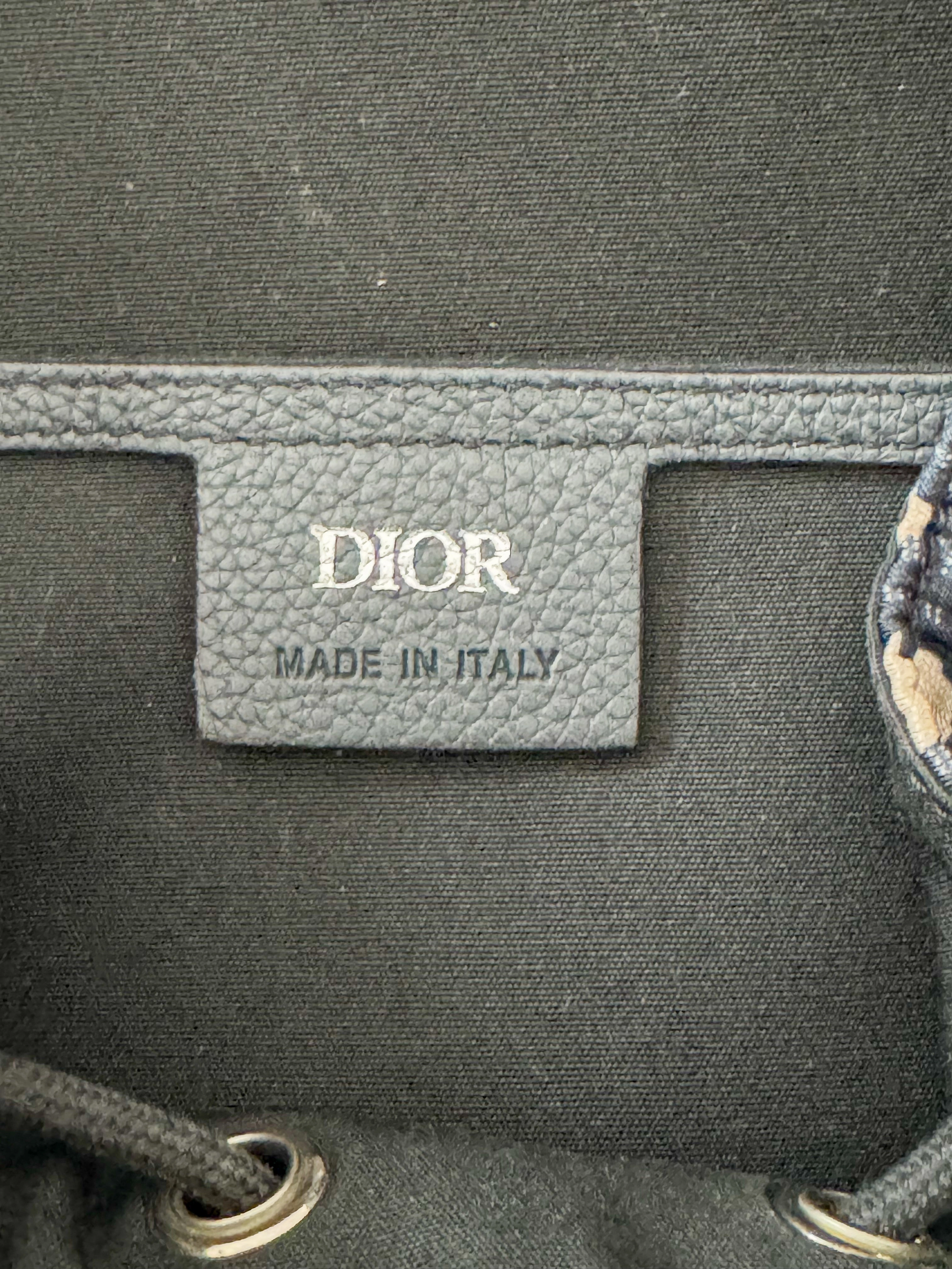Dior Beige Oblique Motion Backpack