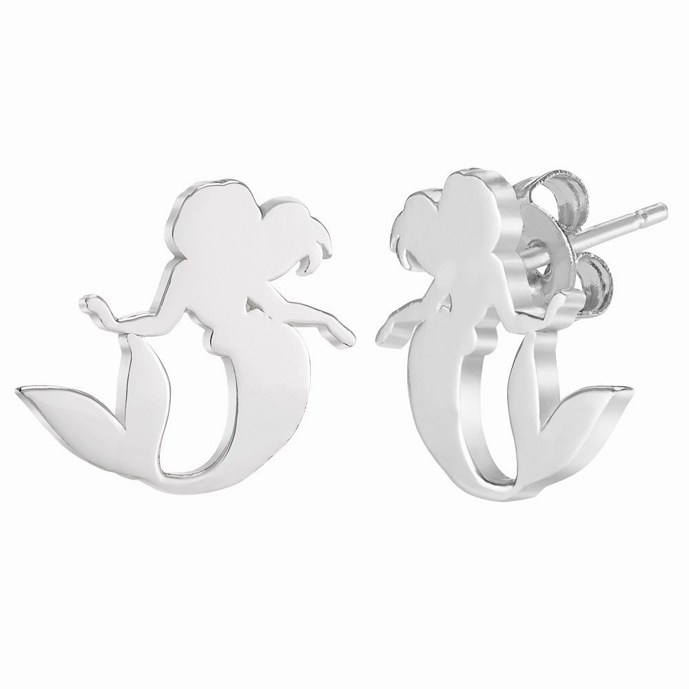 Disney Sterling Silver Little Mermaid Stud Earrings E901882SL