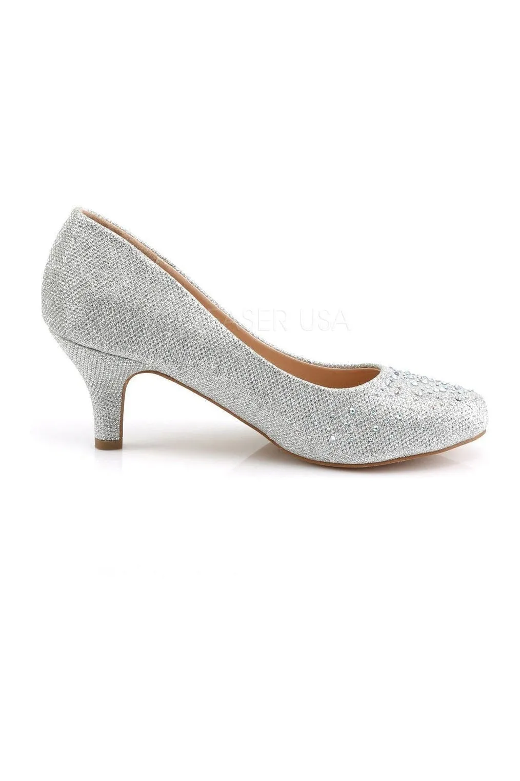 DORIS-06 Pump  | Silver Fabric