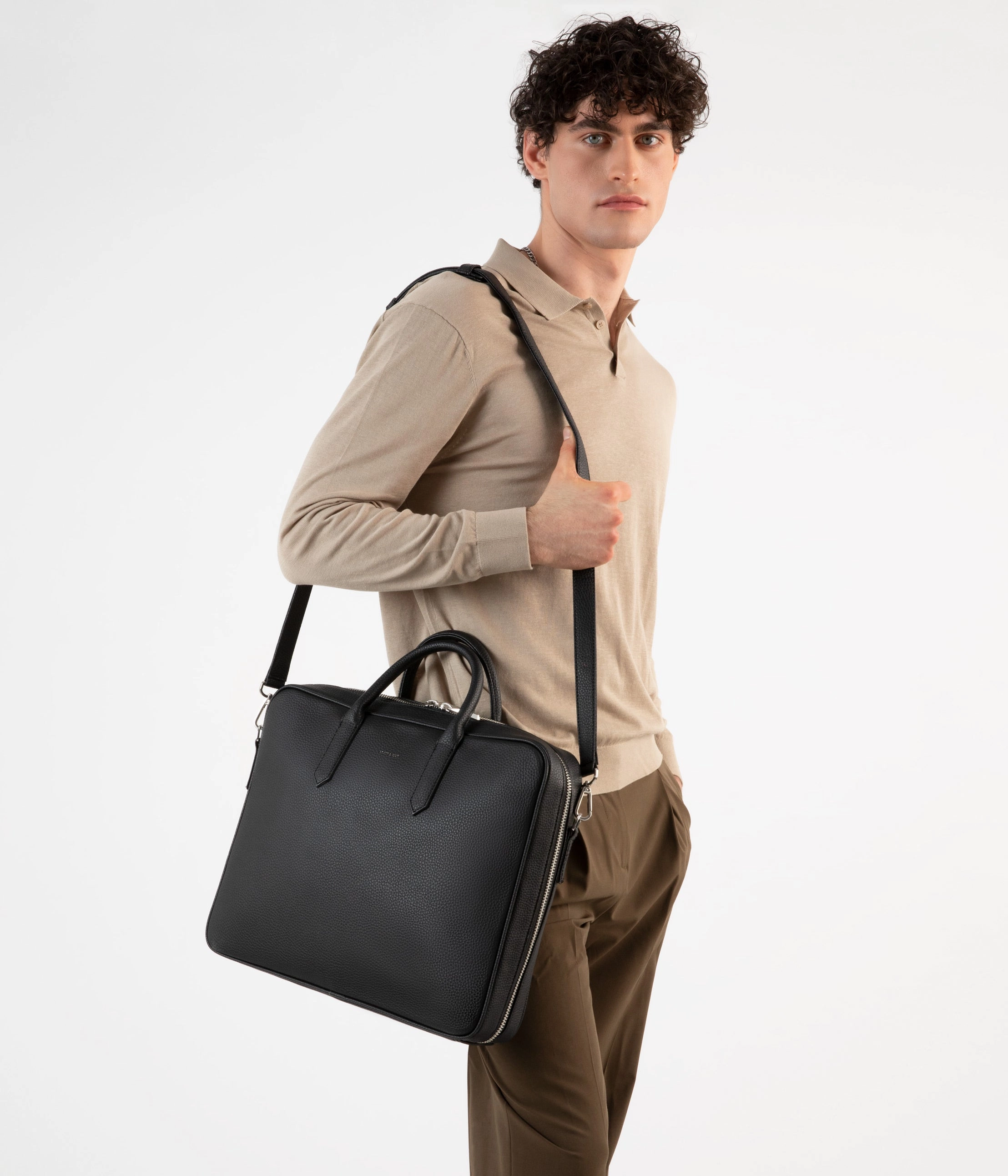 ELON Vegan Briefcase - Purity