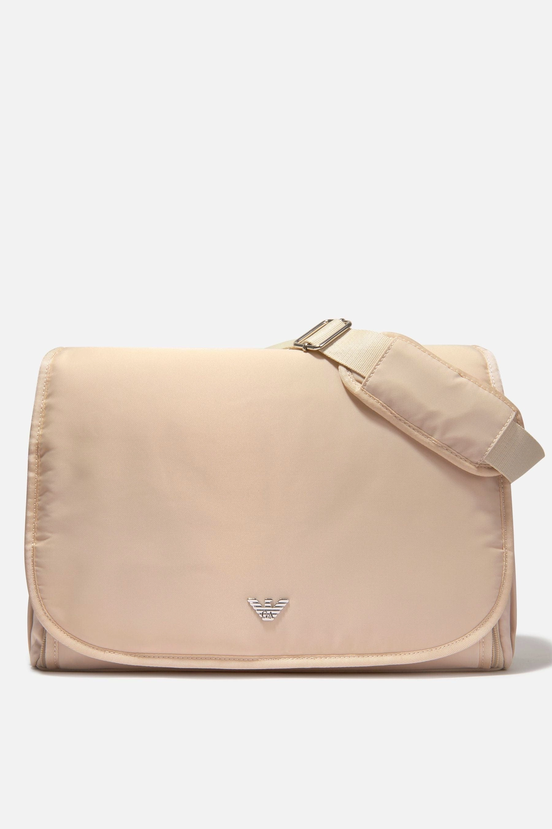Emporio Armani Baby Logo Changing Bag in Beige (36cm)