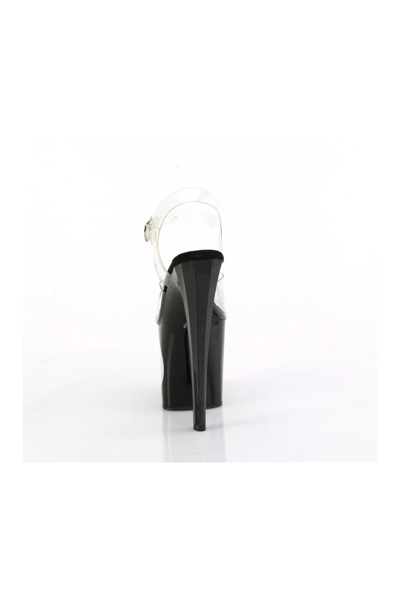 ENCHANT-708LT-CIRCLE Clear Vinyl Sandal