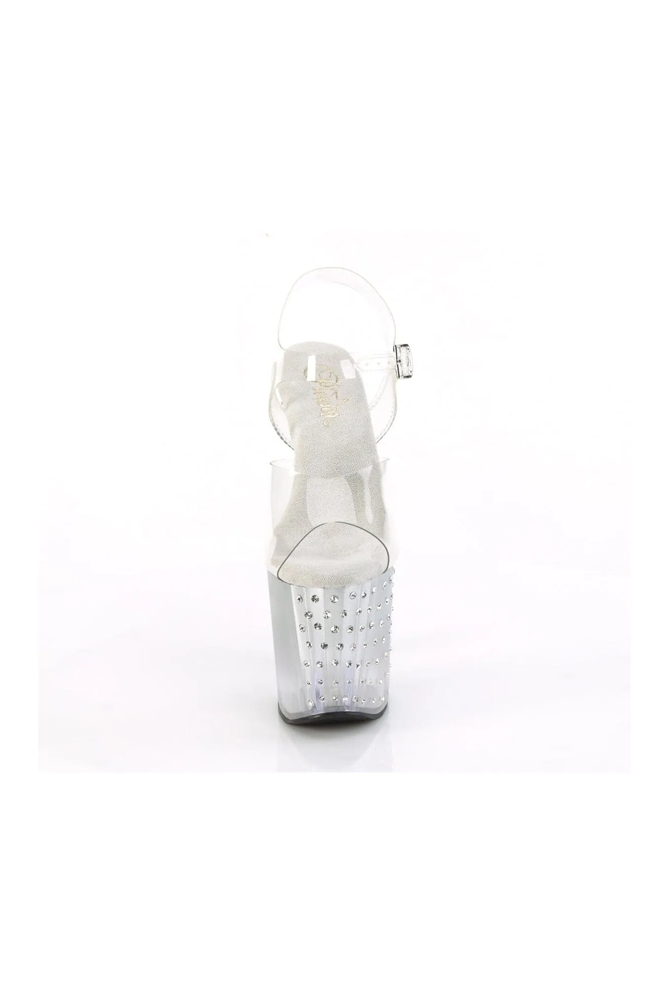 ENCHANT-708T-LT Clear Vinyl Sandal