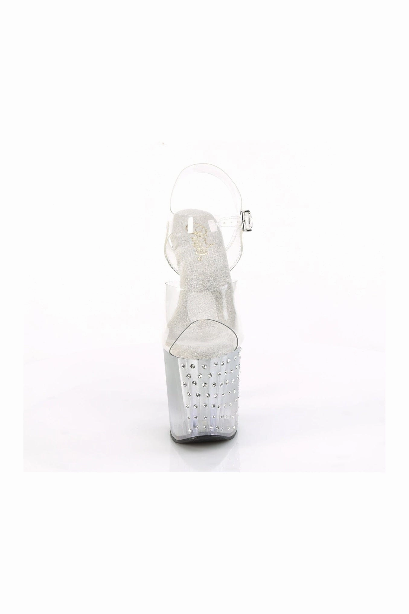 ENCHANT-708T-LT Clear Vinyl Sandal