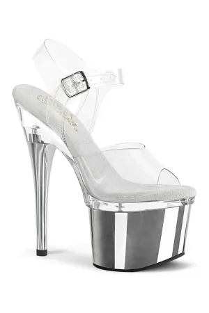 ESTEEM-708 Clear Vinyl Sandal