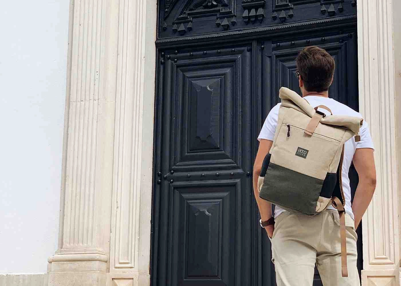 Everyday Vegan Hemp Backpack | Black