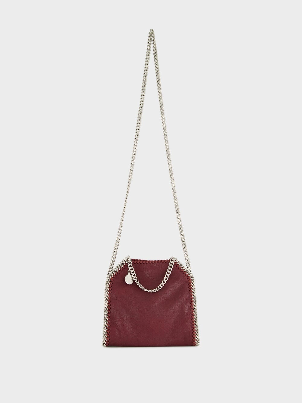 Falabella Tiny Shoulder Bag in Plum
