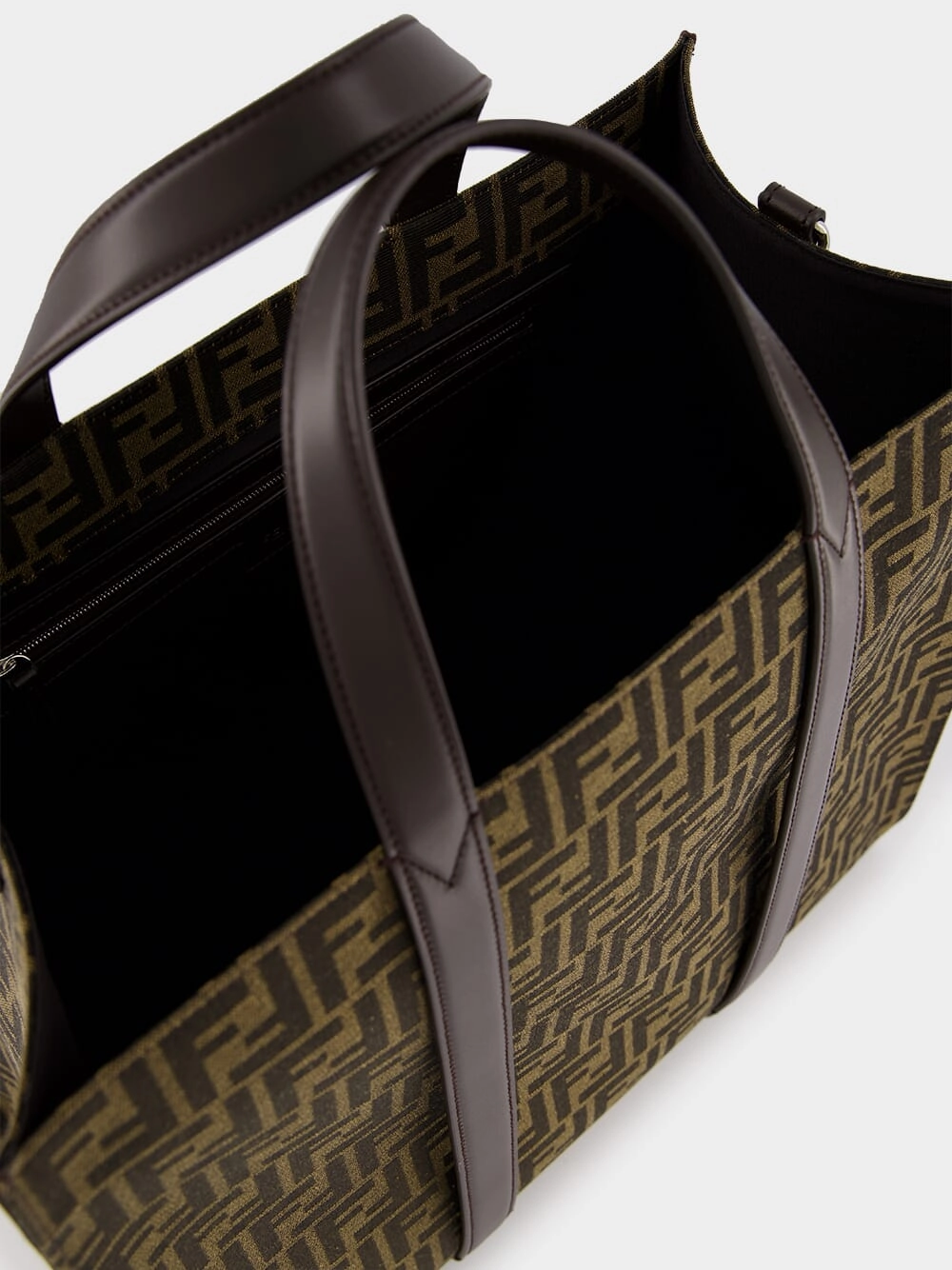FF Jacquard Fabric Shopper Bag