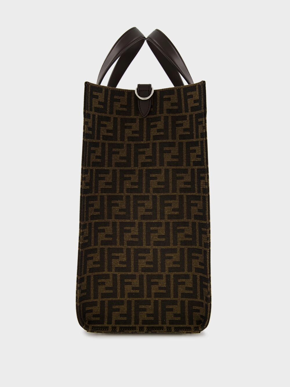 FF Jacquard Fabric Shopper Bag