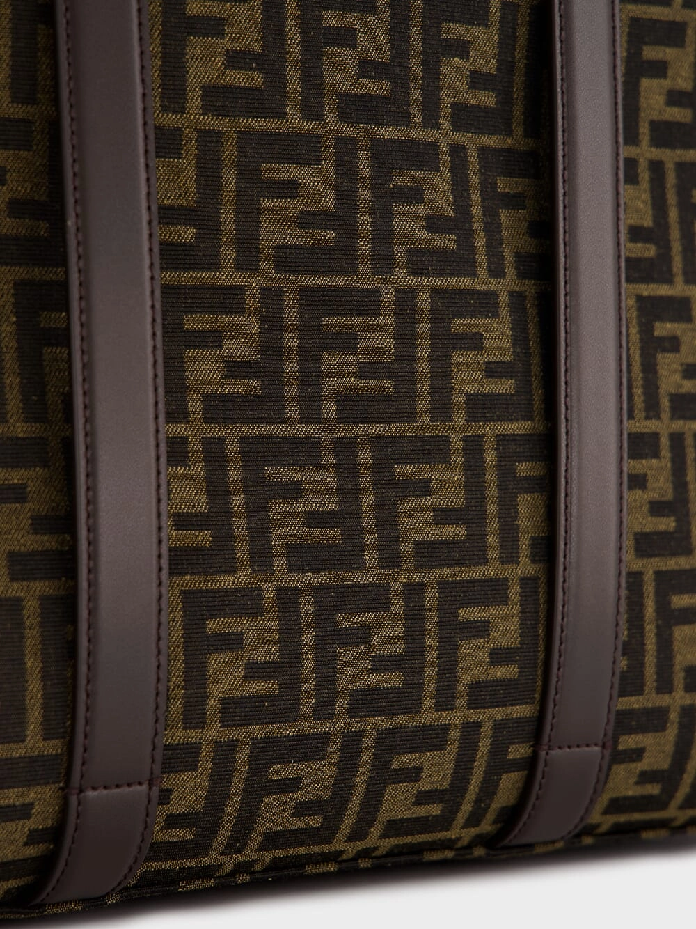 FF Jacquard Fabric Shopper Bag