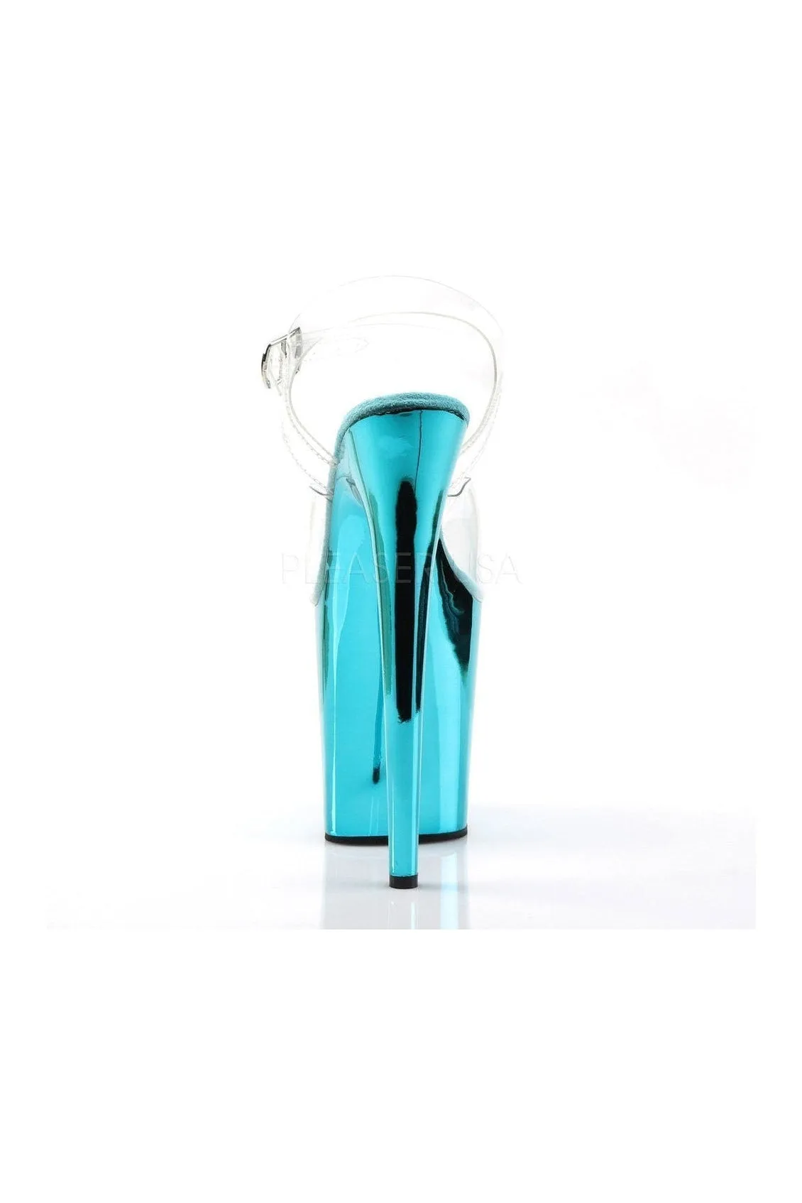 FLAMINGO-808 Platform Sandal  | Clear Vinyl