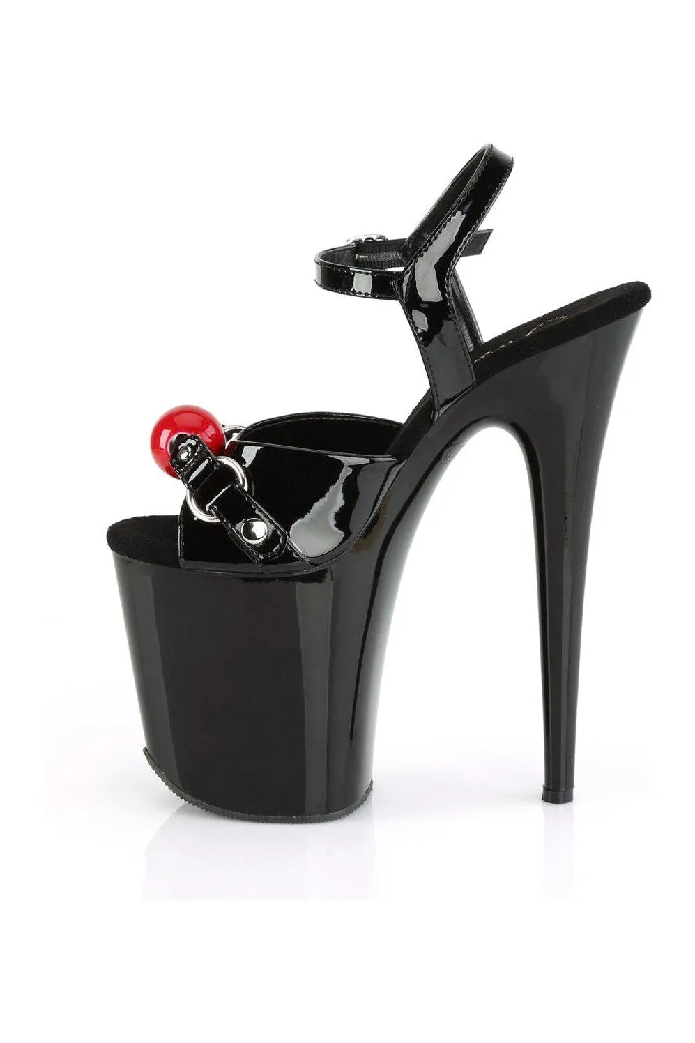FLAMINGO-809GB Sandal | Black Patent