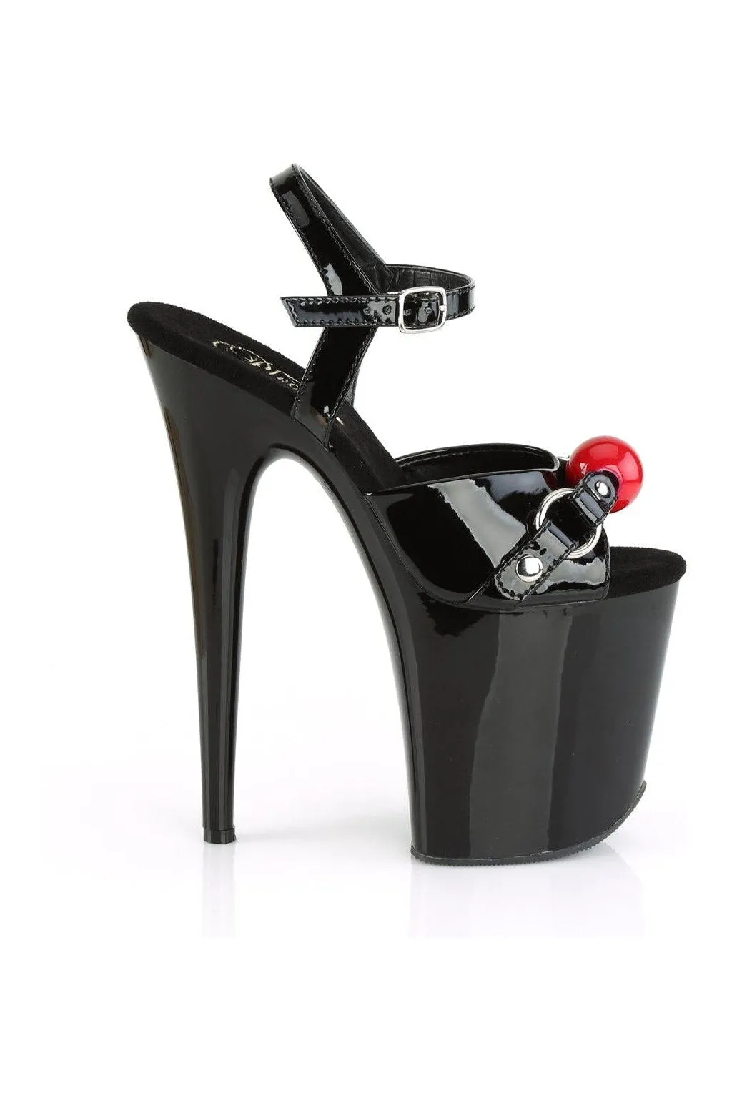FLAMINGO-809GB Sandal | Black Patent