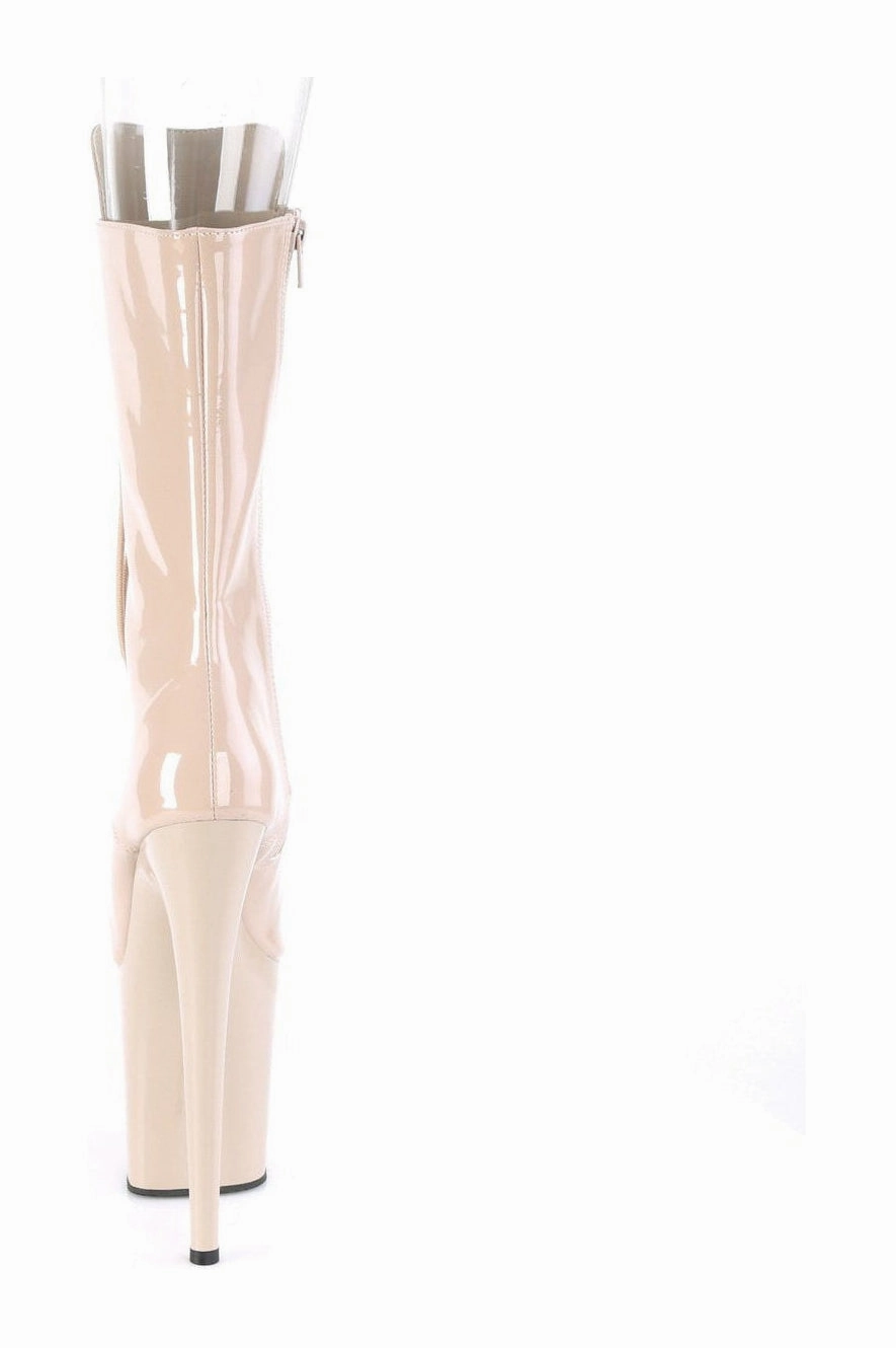 FLAMINGO-1051 Exotic Boot | Nude Patent