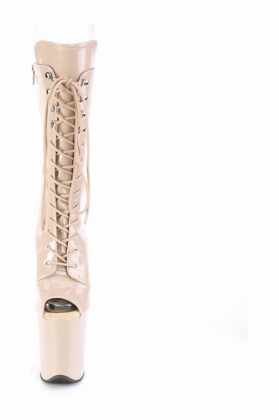 FLAMINGO-1051 Exotic Boot | Nude Patent