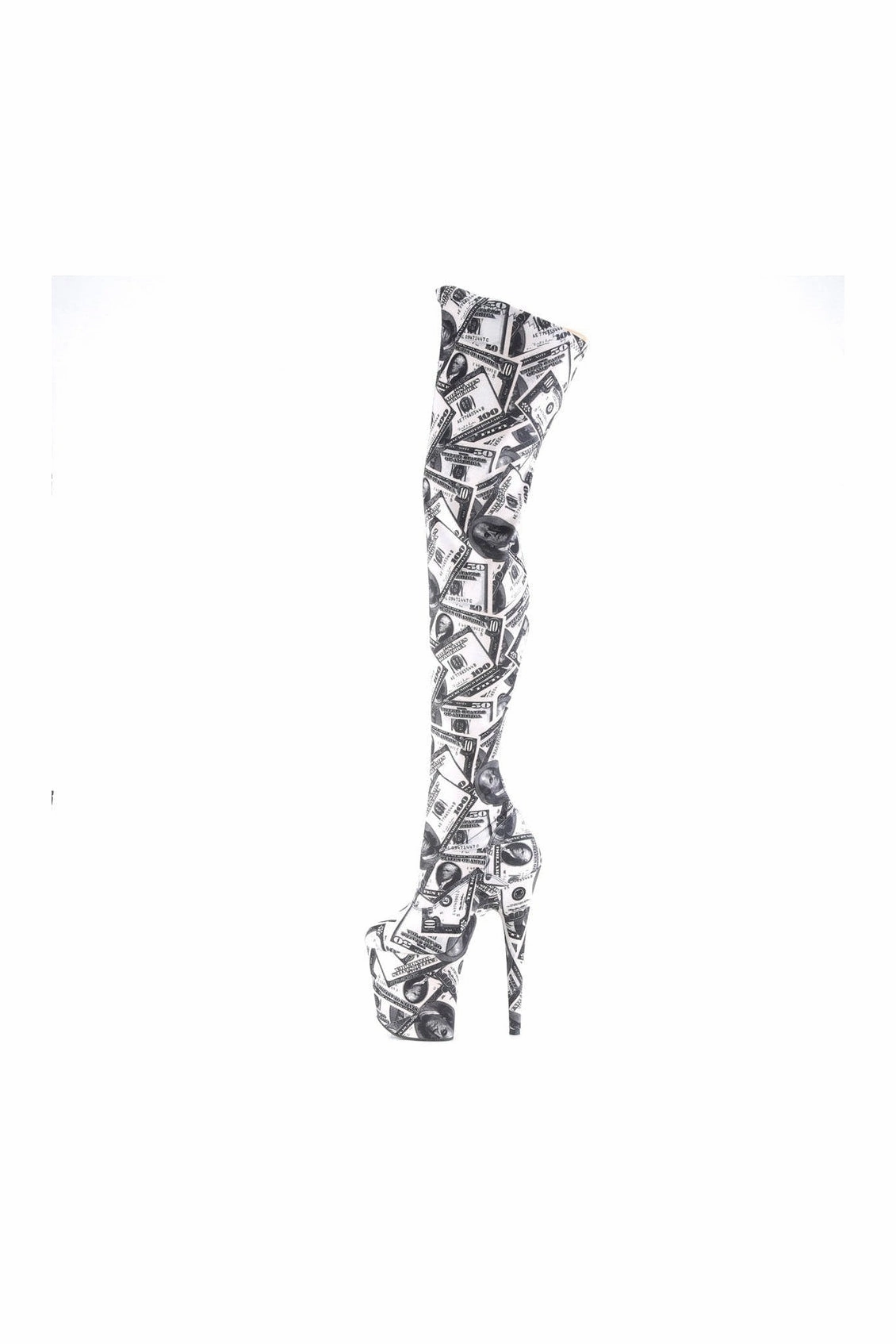 FLAMINGO-3000DP Exotic Boot | White Fabric