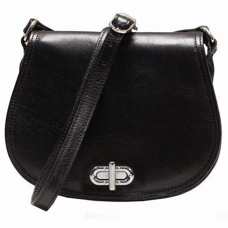 Floto Leather Firenze Saddle Shoulder Bag