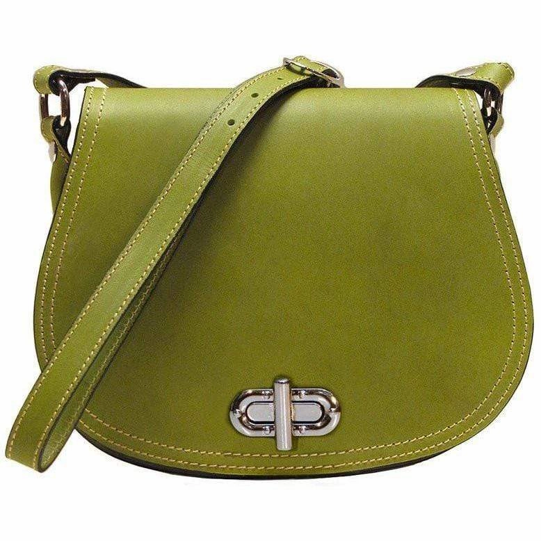 Floto Leather Firenze Saddle Shoulder Bag