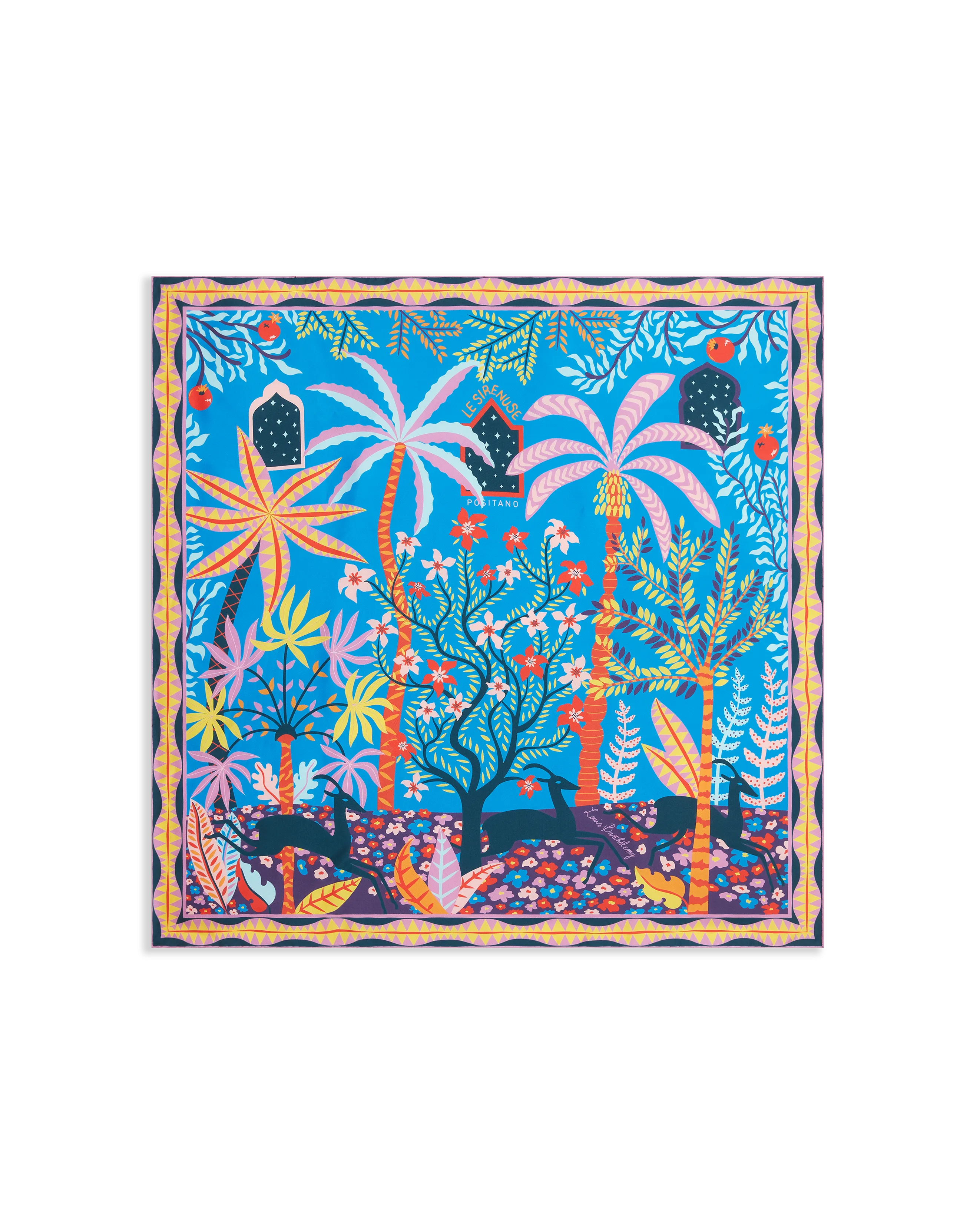 Foulard in Louis Barth??lemy Print