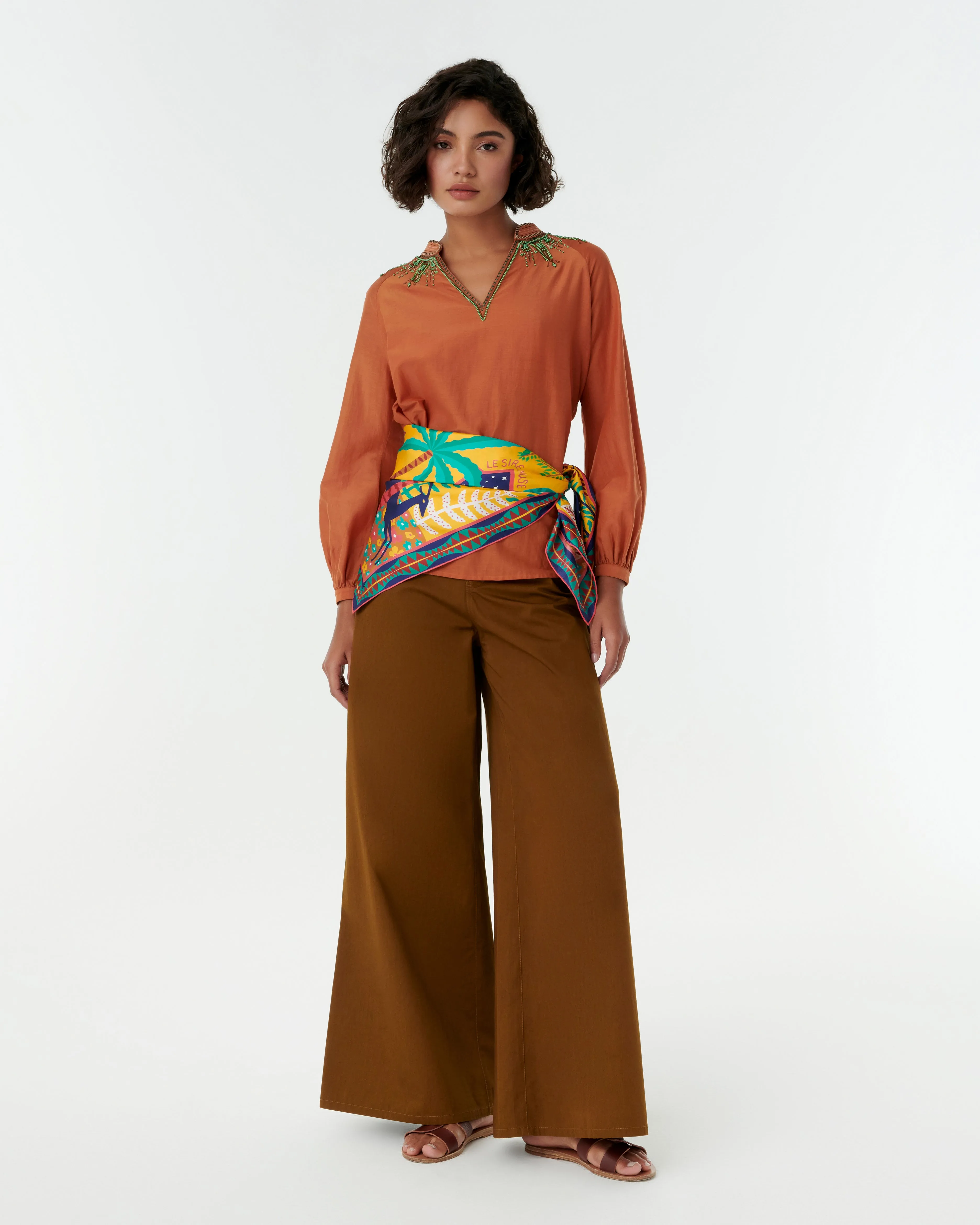 Foulard in Louis Barth??lemy Print